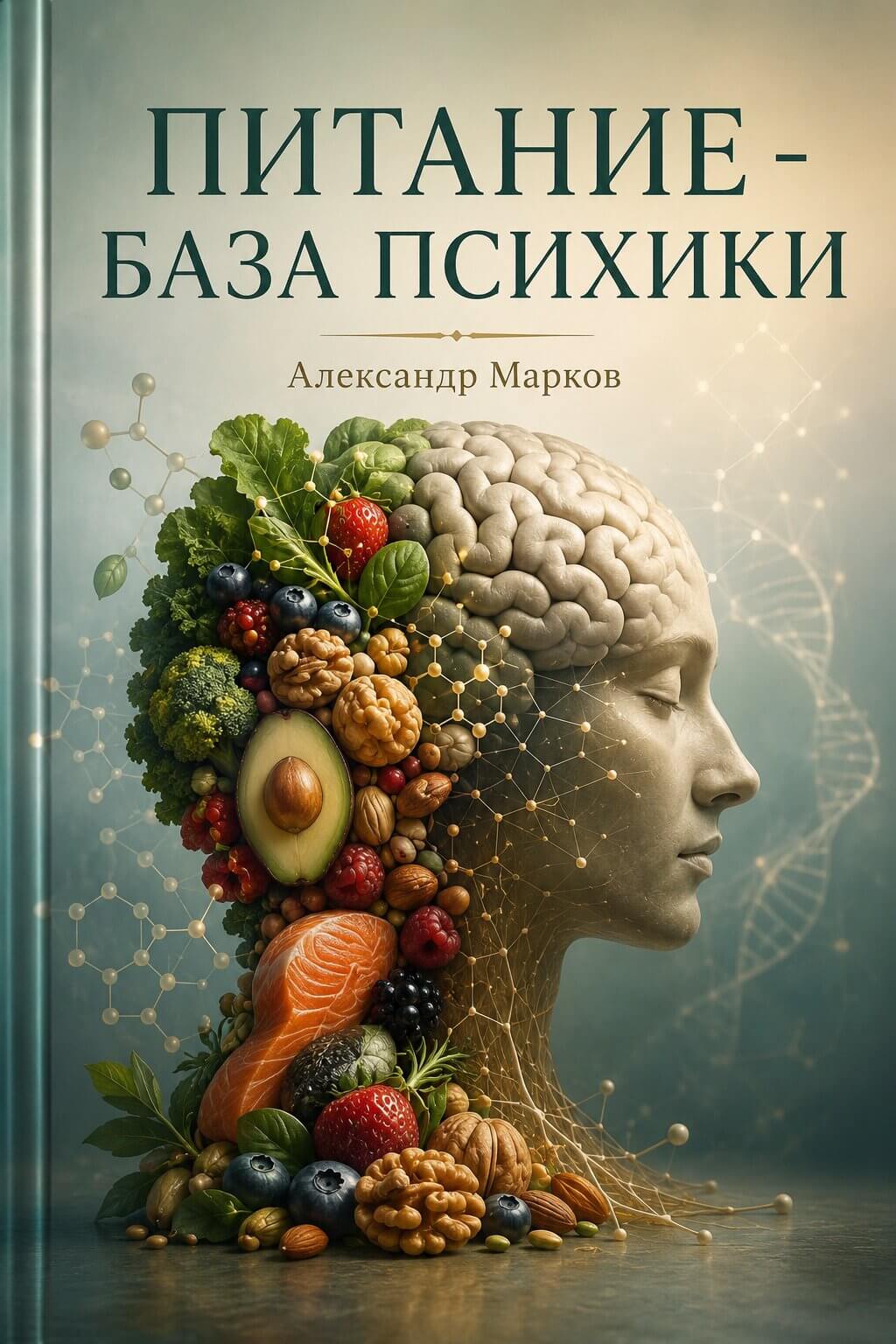 Обложка электронной книги «Питание как база психики» Александра Маркова